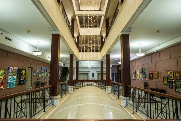 Inside the building where Uplift is located